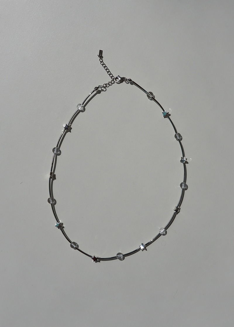 [N561] [surgical] sleek star necklace / 포인트 레이어드 목걸이 시선