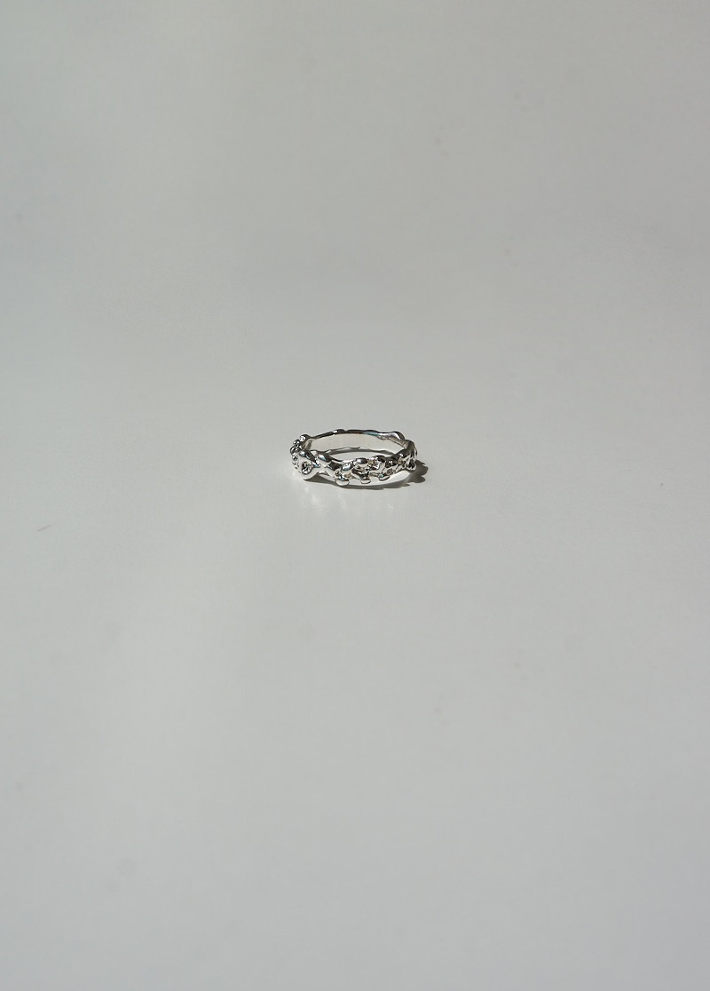 [R723] glossy water wave ring/포인트 반지 시선 11호