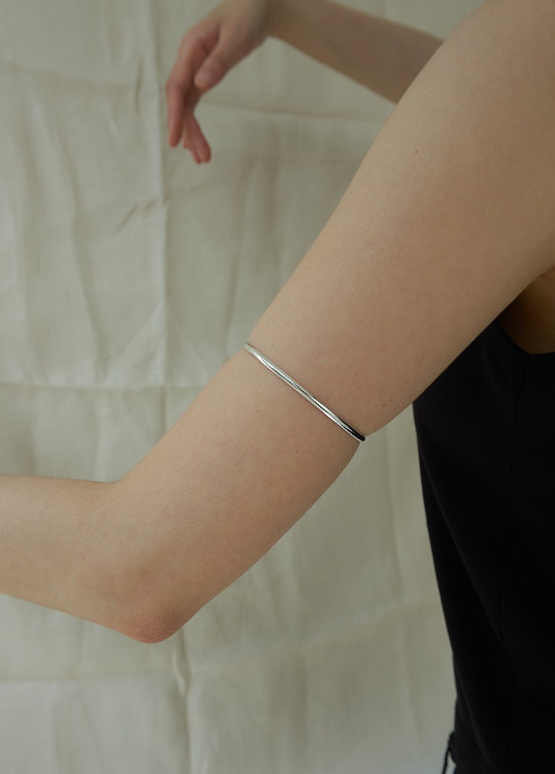 [B357] 3mm point line bracelet/레이어드 팔찌 시선