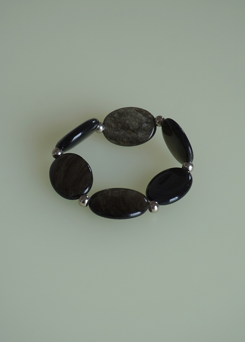 [B365] [only one] oval howan jade bracelet / 호완옥 팔찌 시선