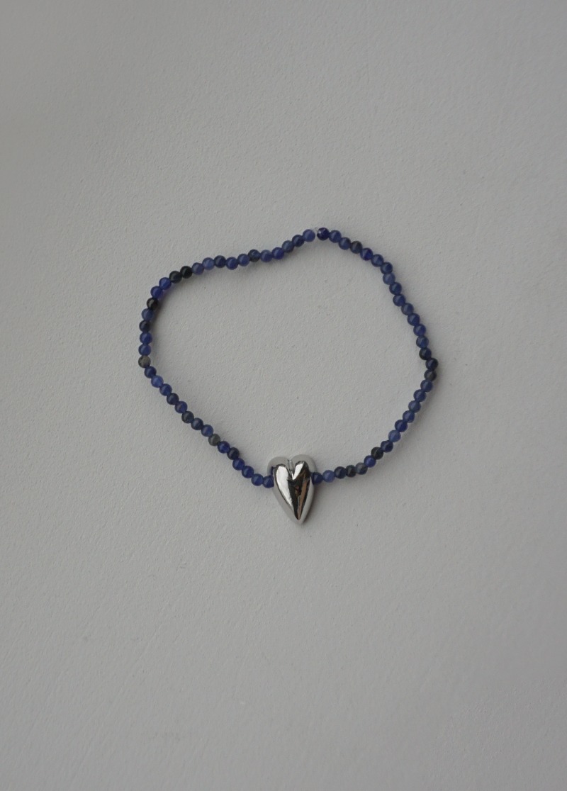 [B368] marble gemstone beads bracelet / 비즈 팔찌 시선