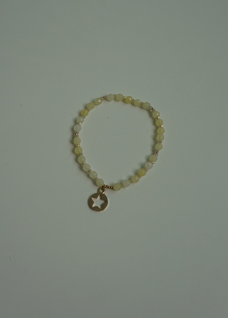 [B379] lemon aventury bracelet / 레몬 원석 별 팔찌 시선