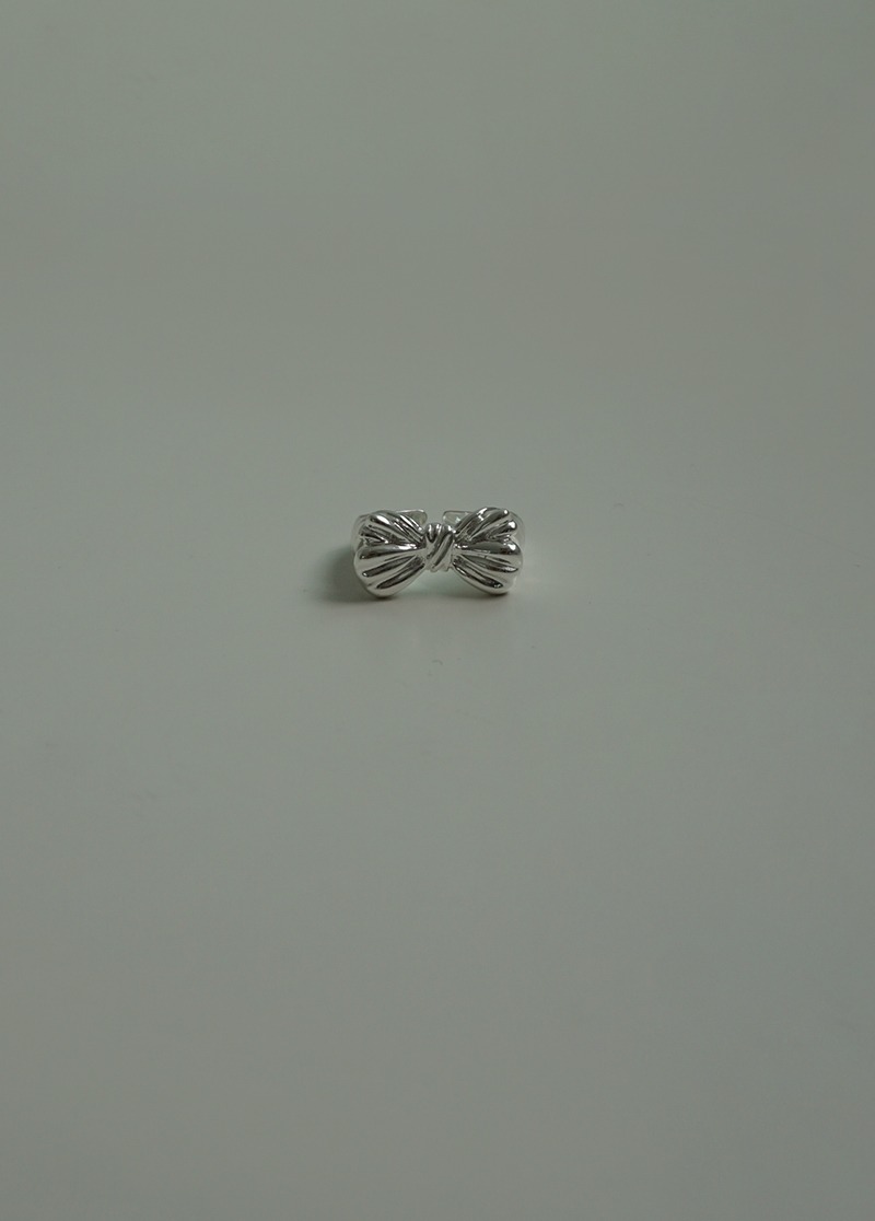 [R792][silver] bold ribbon ring / 원석 은 반지 시선 16호