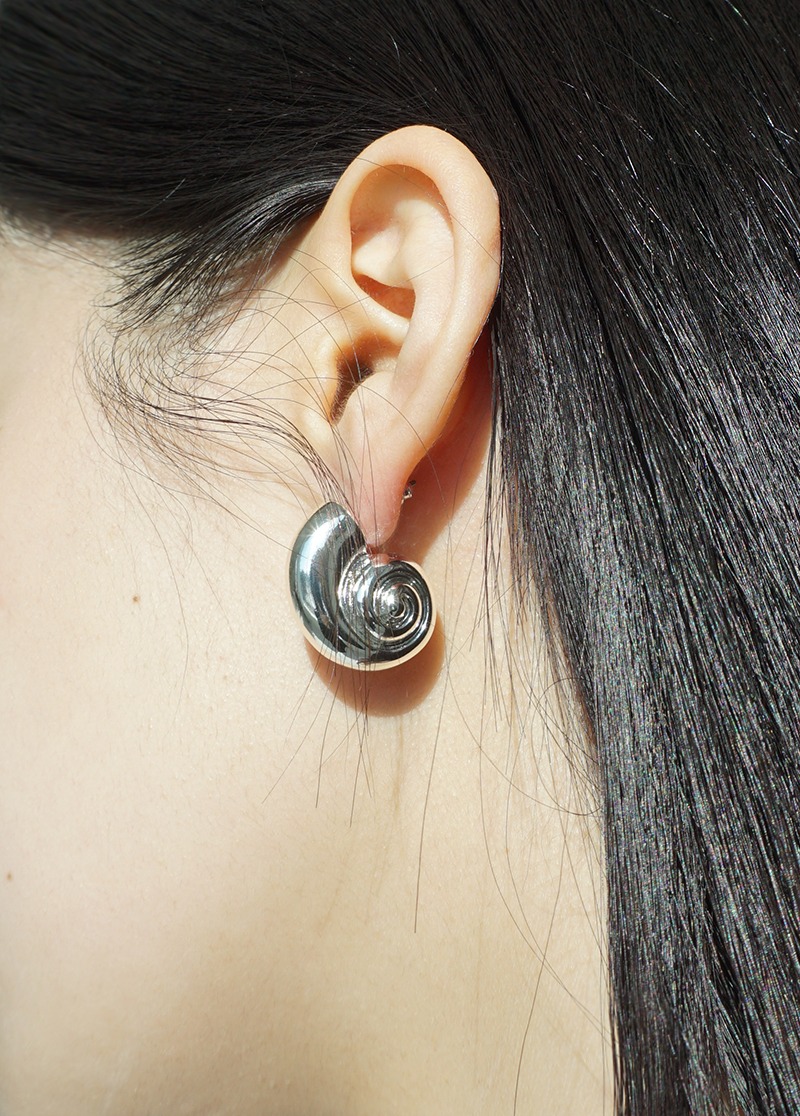[E628] snail nest earring / 포인트 귀걸이 시선